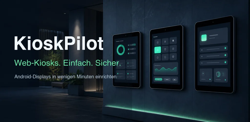 KioskPilot auf mehreren Wandtablets
